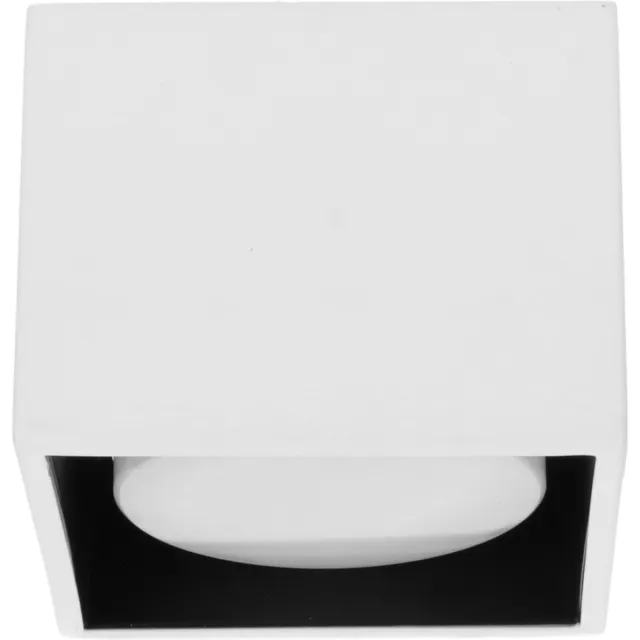 LED's light by Shada Cube Plafondlamp met 1 lichtpunt - Draaibaar licht - Staal - 10 x 8 cm - GX53 fitting - Wit - Plafonniere - Plafonnieres - Plafoniere slaapkamer - Plafondlampen - Badkamerlamp - Plafond lamp