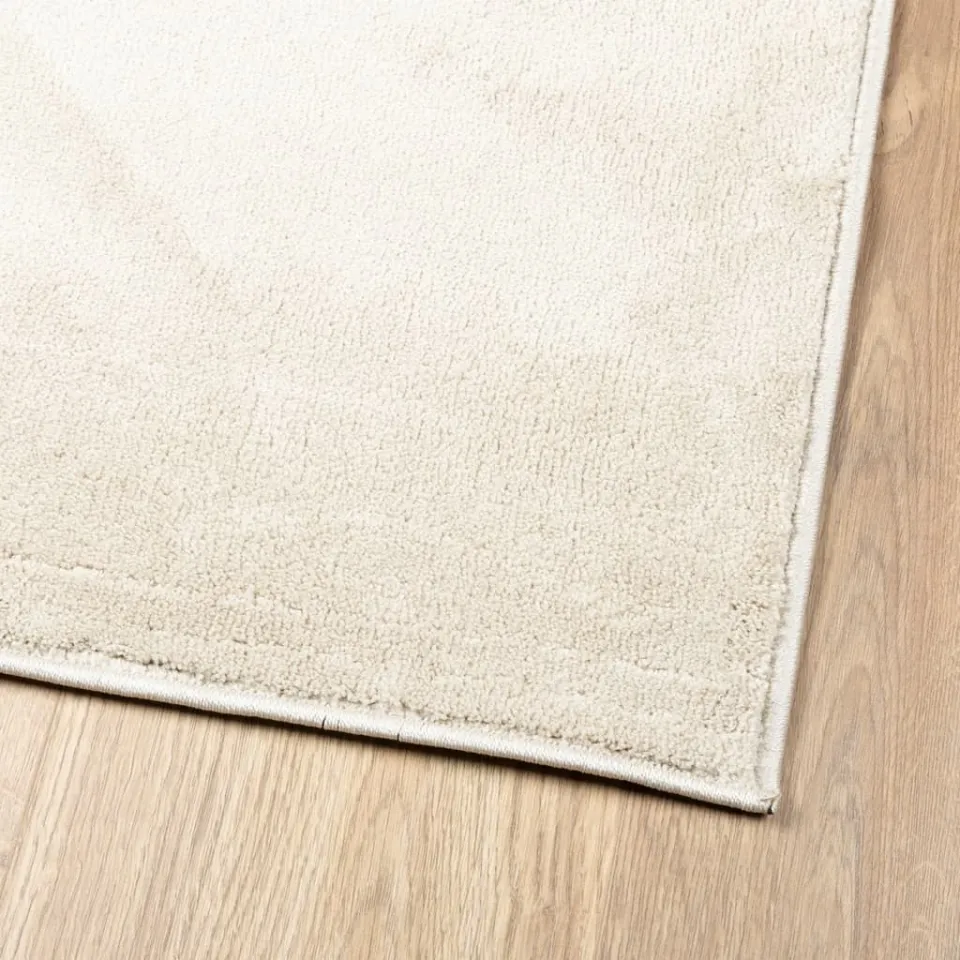 vidaXL Vloerkleed OVIEDO laagpolig 200x200 cm beige, foto 4