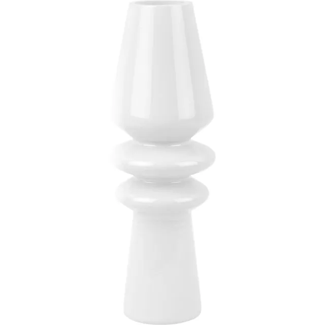 Present Time Vaas Sparkle Cone - Wit - Ø9cm - Scandinavisch,Modern