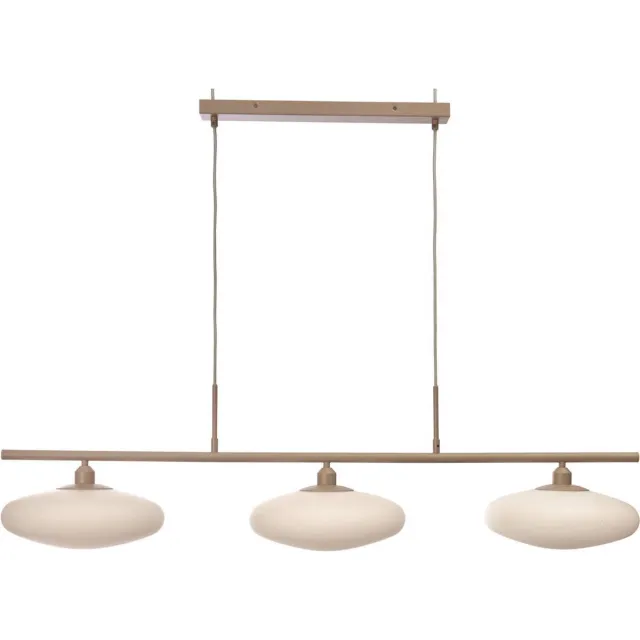 It's About Romi Sapporo 3-schijf hanglamp wit/zand melkwit/zand