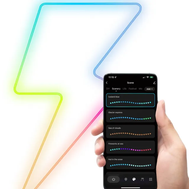 Trust GXT904 VYBZ RGB Light Rope – RGB licht slang - met App & Afstandsbediening - 5 meter - Neon LED - Led lamp - Wandlamp binnen - Game Verlichting - Amazon Alexa & Google Assistant