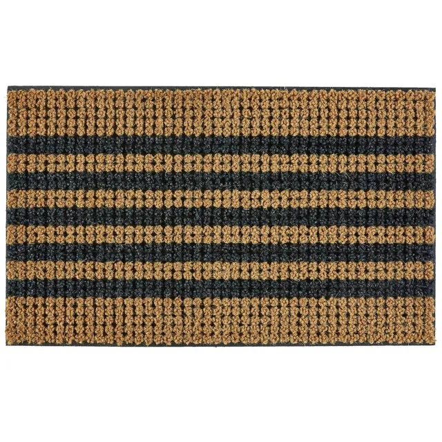 MD-Entree MD Entree - Deurmat - Kokosmat - Rivièra Stripes - 45 x 75 cm Bruin