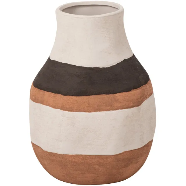 J-Line Vaas - steengoed - multikleur - medium