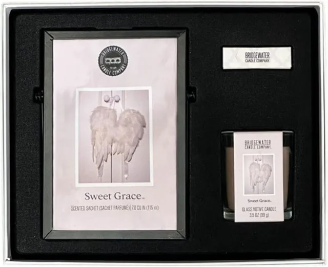 Bridgewater Candle gift Set Sweet Grace creme