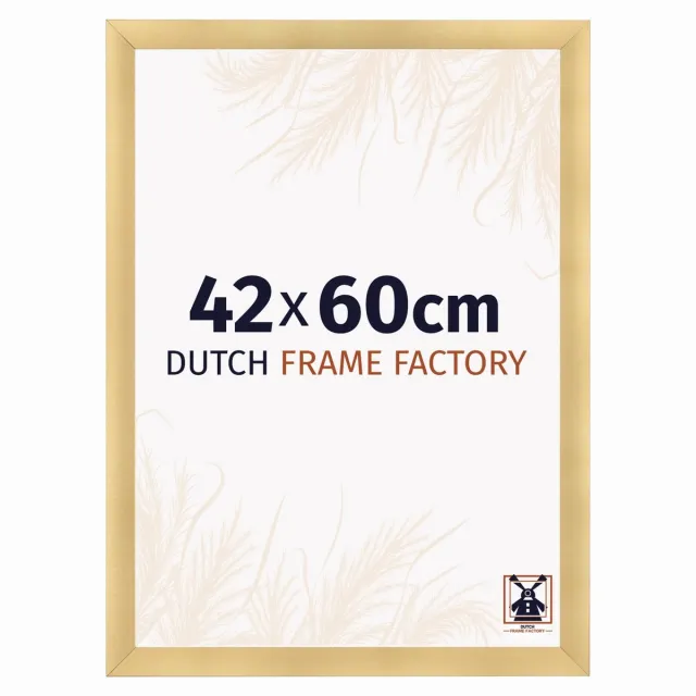 Dutch Frame Factory Fotolijst 42x60 cm - MDF - Goud Mat - Praag