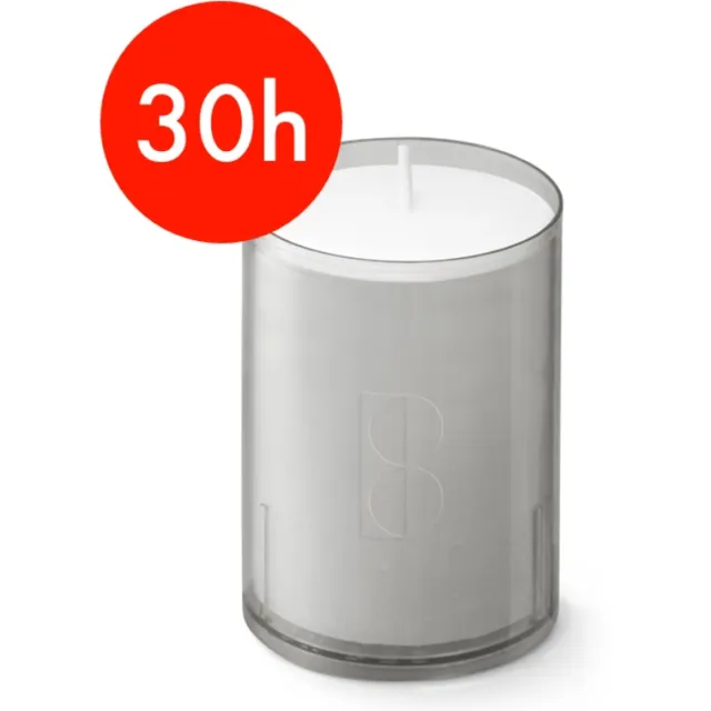 Bolsius Horeca Relight - Navulling - 64/52 - 80 stuks per verpakking - Grijs Wit, grijs