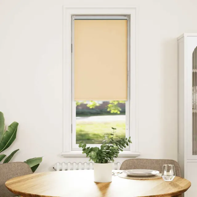 vidaXL Rolgordijn verduisterend 55x150cm stofbreedte 50,7 cm polyester Beige