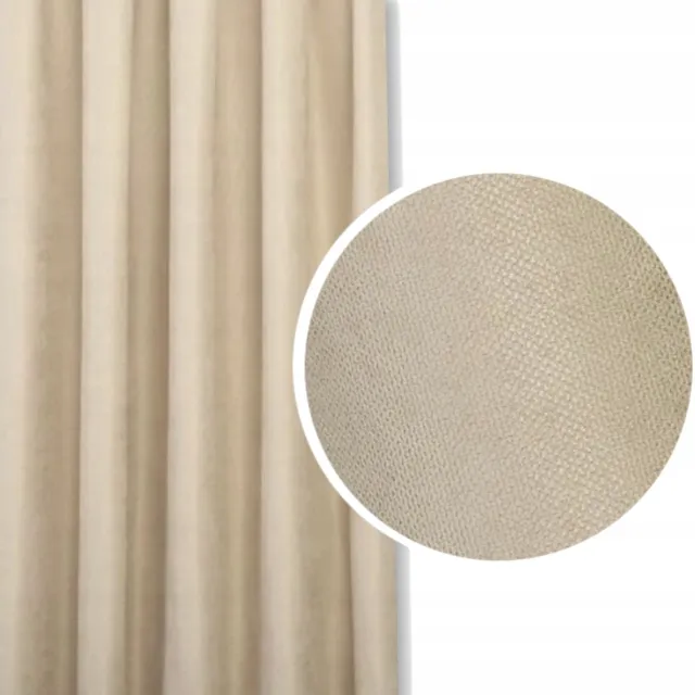 PRESTIQUA EFE Verduisterende Gordijn Beige 300x240cm - Met Gordijnband