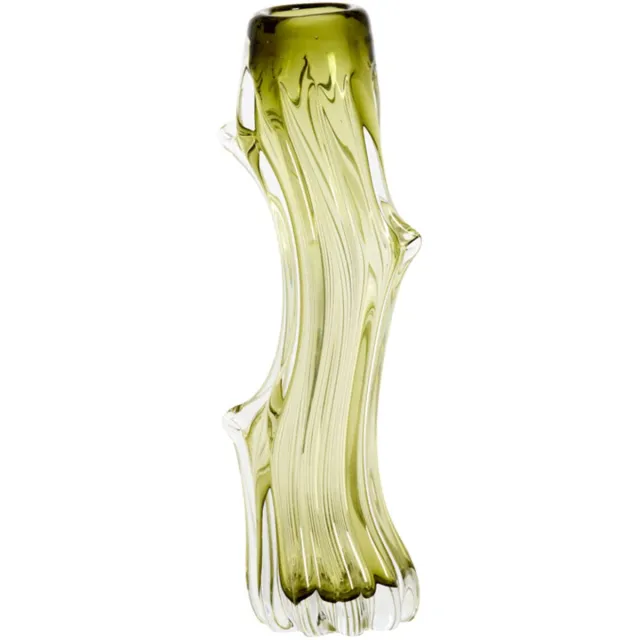 Light & Living Light&living Vaas 13x11,5x40 cm ARTENARA glas licht groen