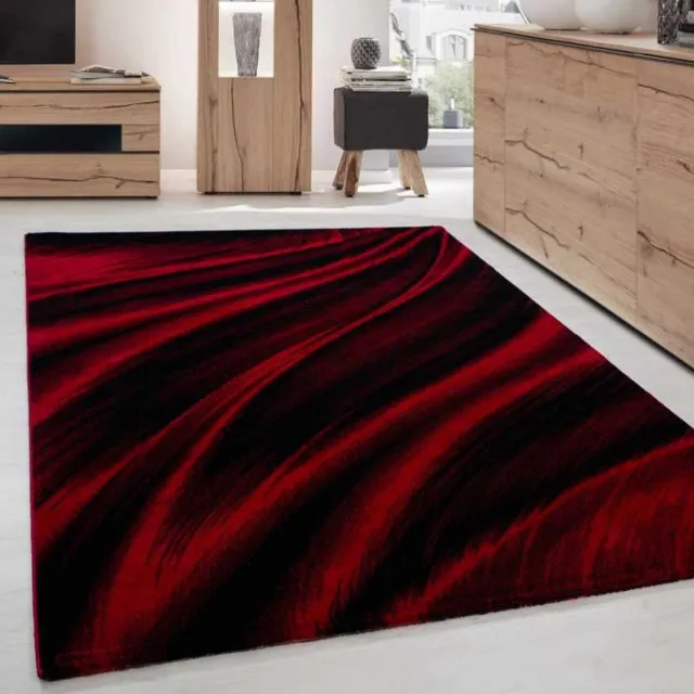 TapisTrend Designer tapijt Rood Miami 6630 Modern Wave Design Woonkamertapijt