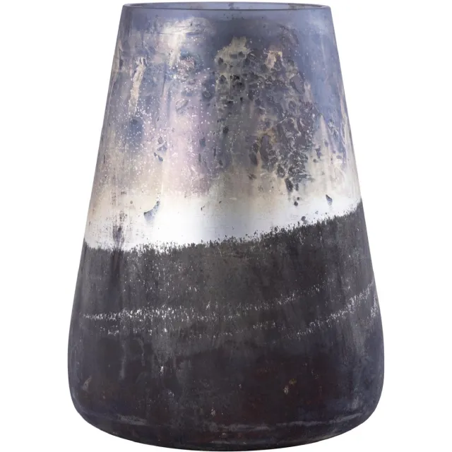PTMD Windlicht Travers - Grijs - 19x19x25cm