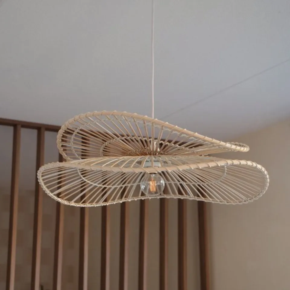 Kidsdepot hanglamp Florien naturel rotan, foto 2