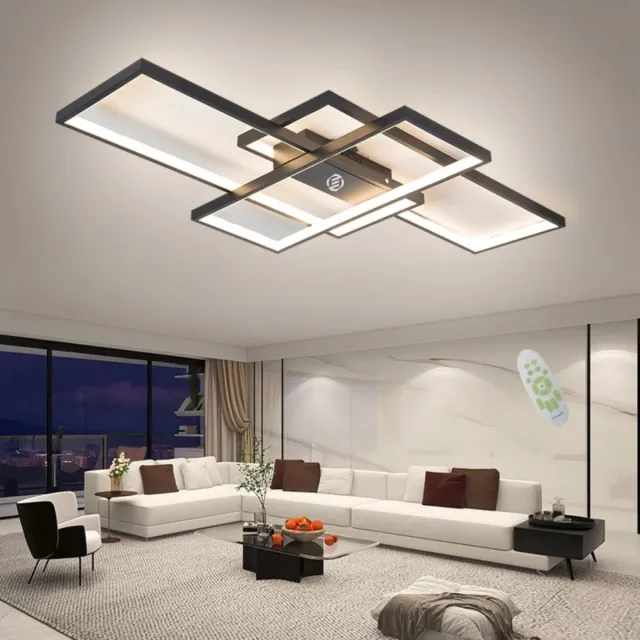 Equivera Plafonaire Lamp - Lamp - Plafond Lamp - Plafonnaire Lamp - Plafondlamp Zwart