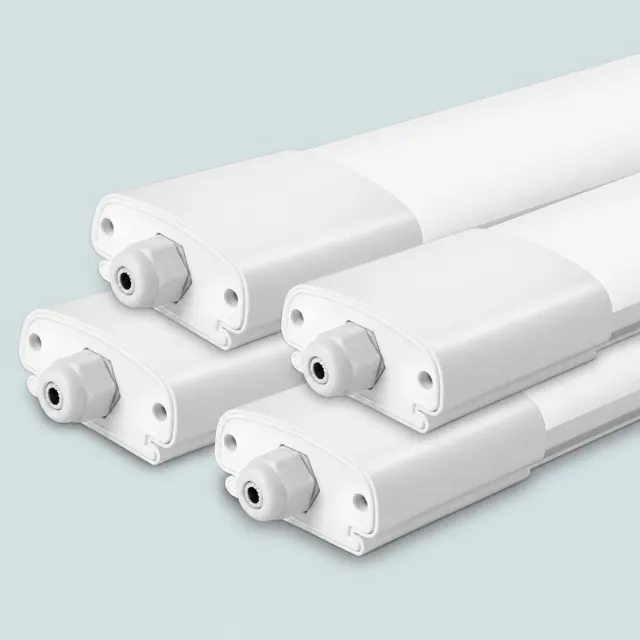 LOVHAUS 4x LED TL Lamp 120 cm – 36W 3960LM – 4000K – Doorverbindbaar – Voor Kelder en Opslagruimte Wit
