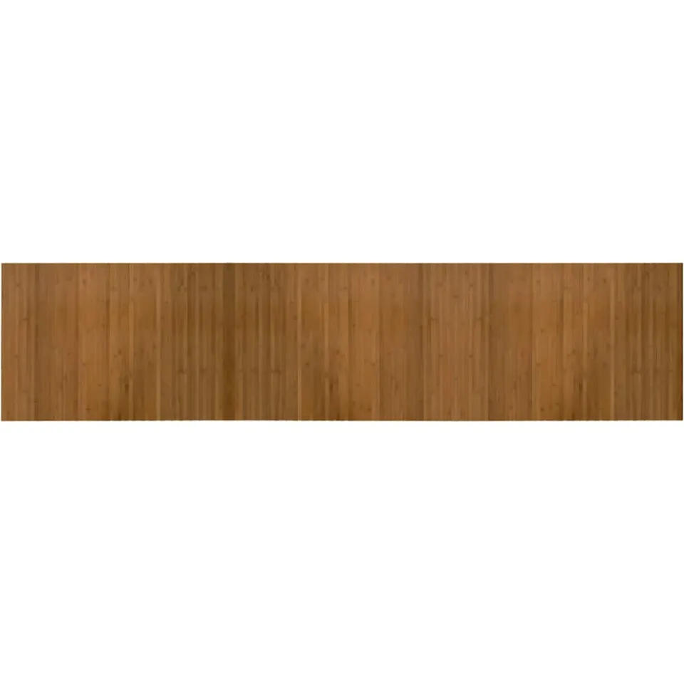 vidaXL Vloerkleed rechthoekig 70x300 cm bamboe bruin, foto 3