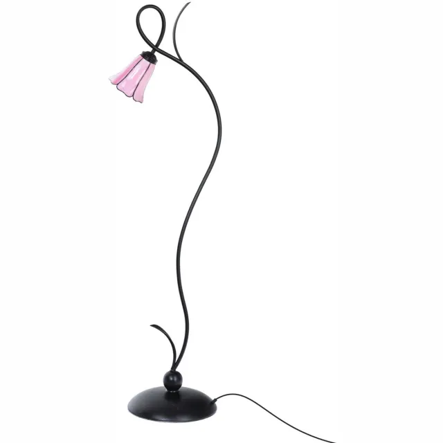 Coloured by Art Tiffany Vloerlamp Lovely Liseron Pink - Art Deco Trade Roze