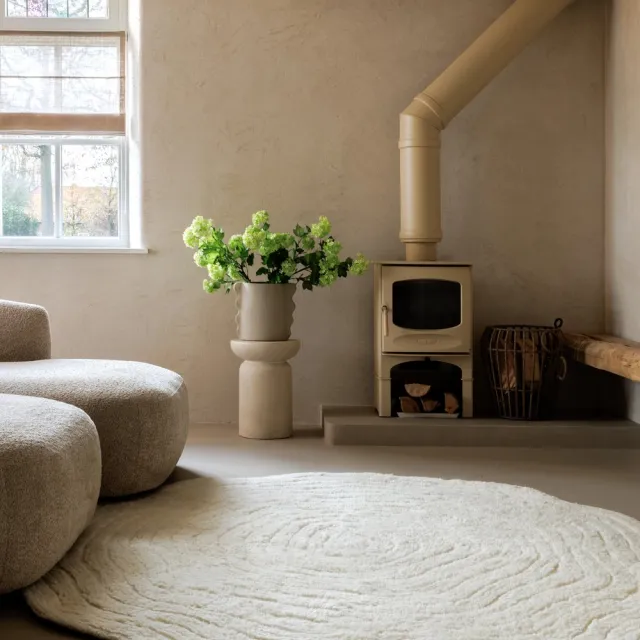 Nordic Weavers Boomstam vloerkleed - Isdal ivoor 200