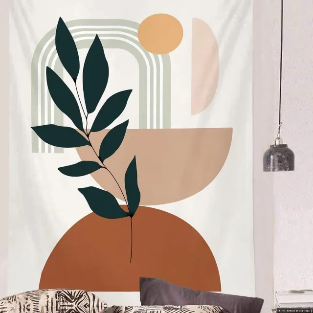 Ibenzoa Modern en Esthetisch Geometrisch Wandtapijt voor Slaapkamer en Woonkamer Decoratie - 150 x 200 cm Boho