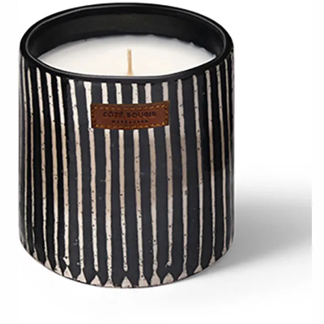Côté Bougie geurkaars Zebre - Mandarine/Majorelle Zwart
