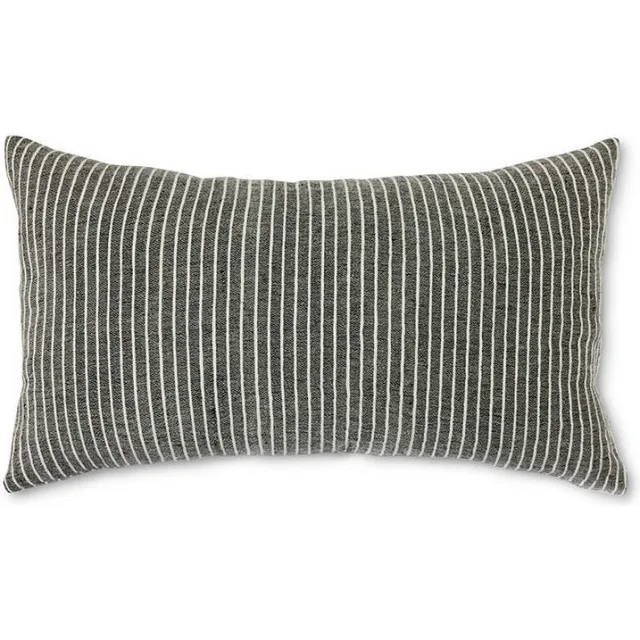 HKLIVING sierkussen (40x70 cm) zwart/wit
