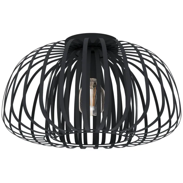 EGLO Encinitos 1 Plafondlamp - E27 - ؠ45 cm - Zwart Zwart;