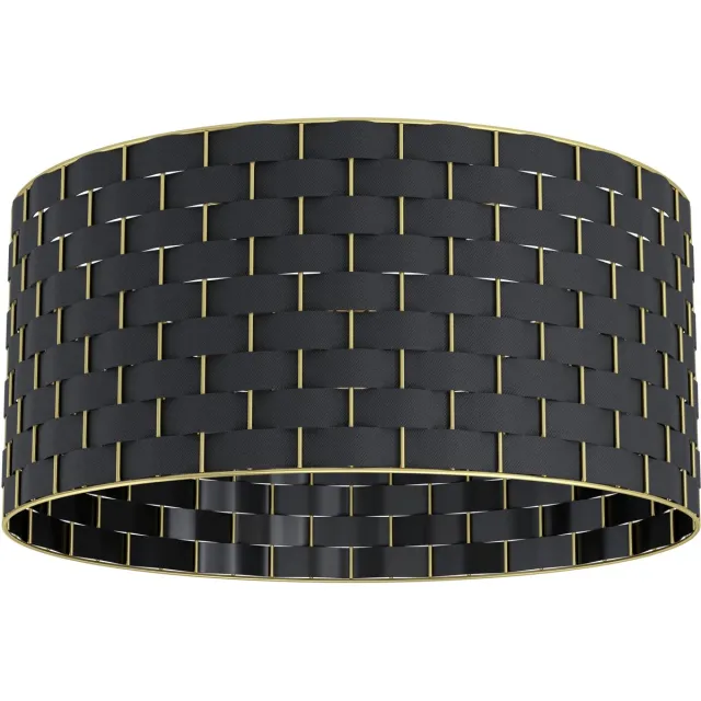 Eglo Marasales Plafondlamp - E27 - Ø 48 cm - Zwart|Geelkoper