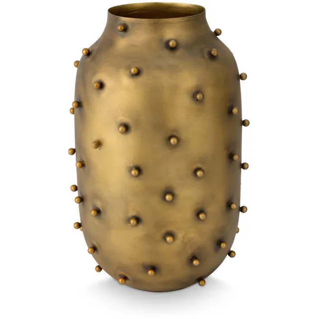 vtwonen Vaas - Metaal - Goud - 19.5x30 cm