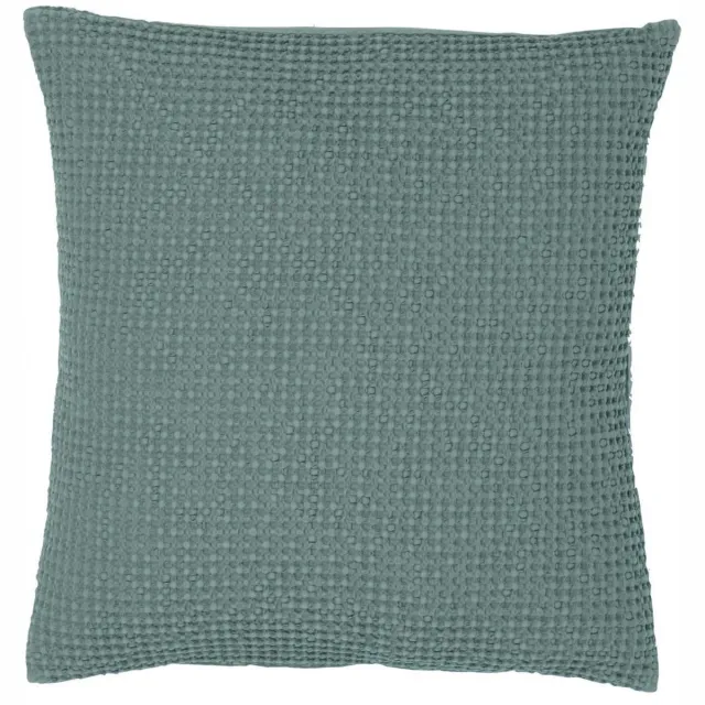 Vivaraise Stonewashed katoenen kussen Vivaraise Maia Blauw