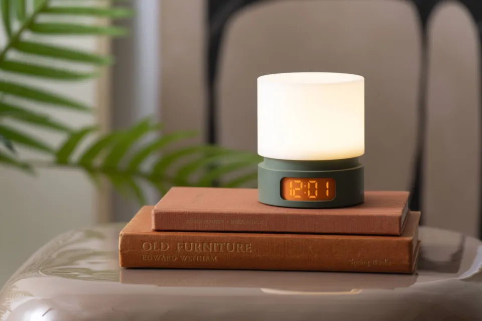 Karlsson Pillar Light wekker jungle groen, foto 3