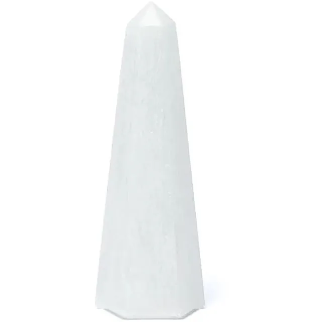 Yogi & Yogini Seleniet obelisk - Seleniet toren 15x5 cm. Meerkleurig