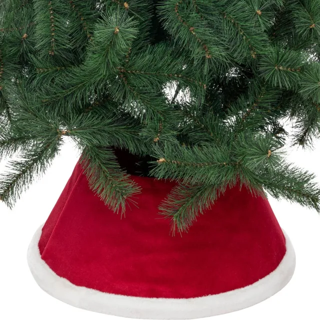 Feeric lights & Christmas Feeric Christmas kerstboomrok - kerstman - rood -D56 cm -voor kerstboom tot 180cm