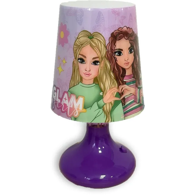 Glam Girls Team Mini LED Bureaulamp, Tafel lampje , Glam, Glam lampje, Glam Girls Blauw Paars