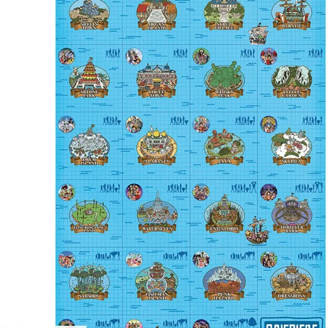 ABYSTYLE Poster One Piece - Log Itinerary 61x91,5cm Divers