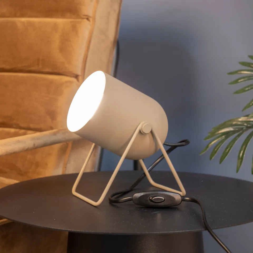 Eglo Tilston tafellamp taupe, foto 6