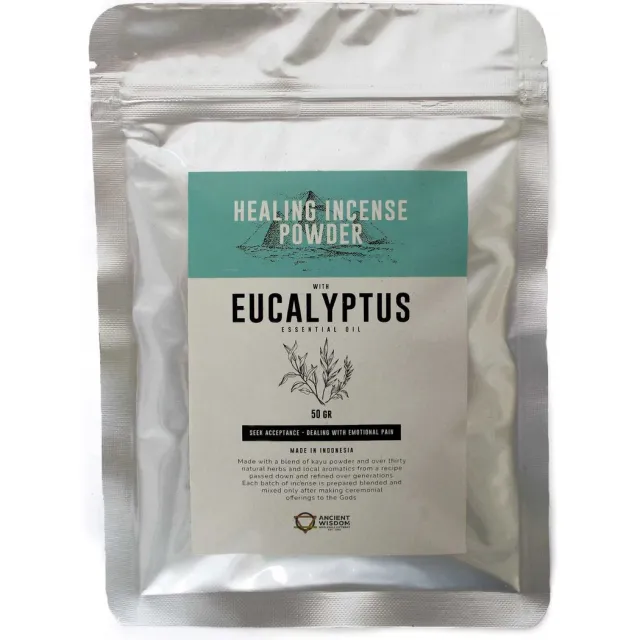 Ancient Wisdom Helende Wierookpoeder - Eucalyptus - 50 Gram - Wierook Poeder