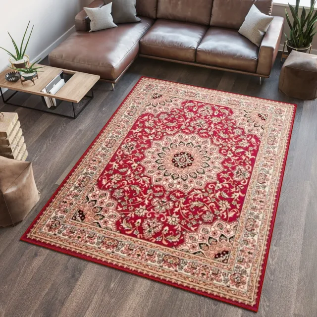 Tapiso Atlas PP Vloerkleed Beige Groen Oriental Woonkamer Tapijt Maat- 250x300 Beige Groen 2