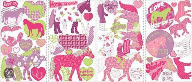 RoomMates Muursticker Horse Crazy - Multi