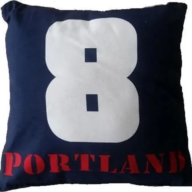 Damai Portland Sierkussen - 50x50 cm - Navy