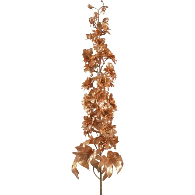 Viv! Home Luxuries Ridderspoor extra groot - zijden bloem - goud - 102cm
