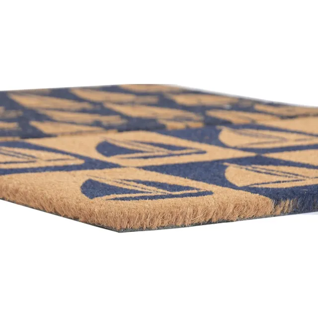 Item Int Retro zeilbootjes deurmat - Item Int. Donkerblauw