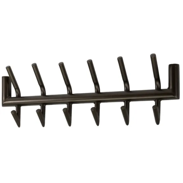 LT-Luce Kapstok Tubo Drift Brown 2x6 Haken 59cm Bruin