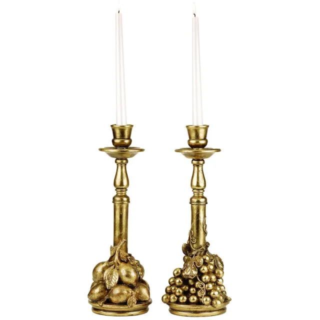 Goodwill Kaarsenhouder Grapefruit & Citroen Set van 2 Goud
