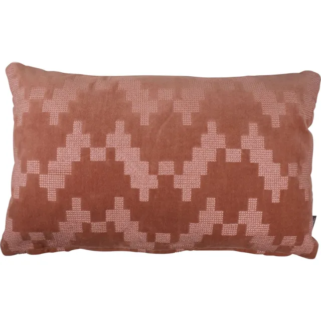 Linen & More Twisted Brooklyn - sierkussen roze - 30 x 50 cm