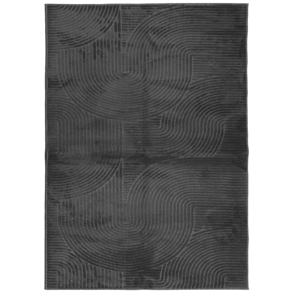 vidaXL Vloerkleed IZA laagpolig Scandinavisch 200x280 cm antraciet, foto 3