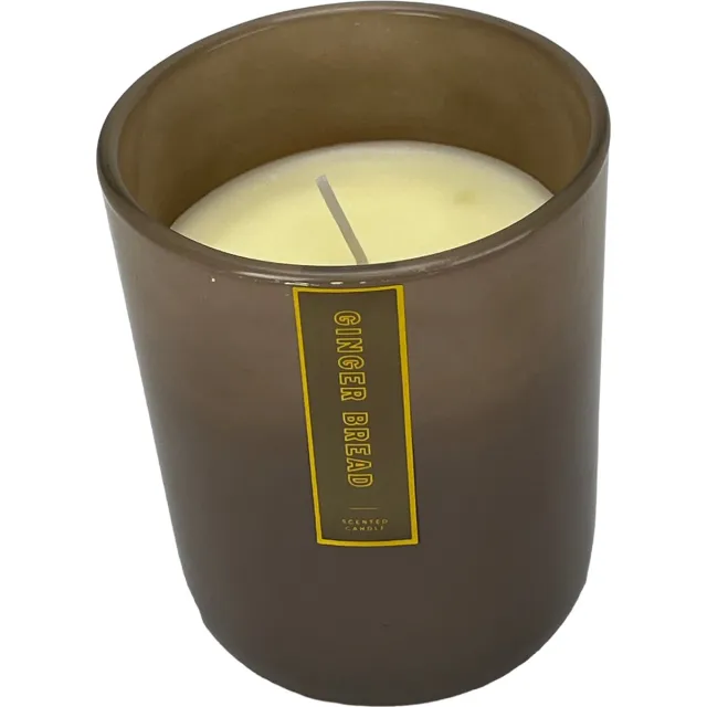 Gusta Kerst Geurkaars in Glas - Ginger Bread - 35 Branduren - 12 x 10 x 10 cm Bruin