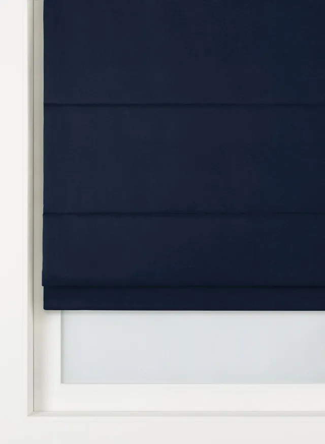 HEMA Vouwgordijn Antwerpen verduisterend donkerblauw (donkerblauw)