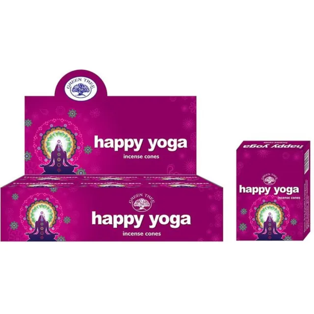 Green Tree kegelwierook happy yoga Wit