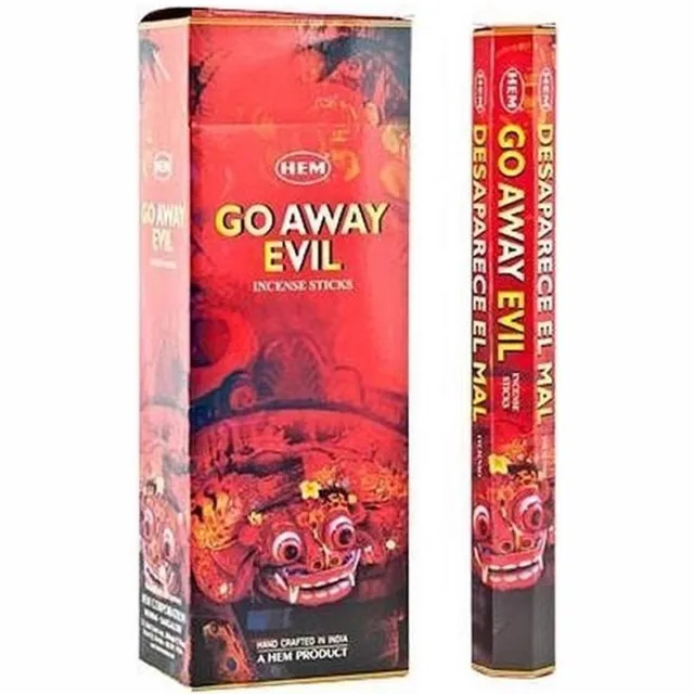 HEM Wierook Go Away Evil (6 pakjes) Transparant