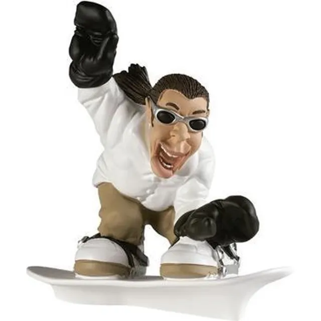 MadDeco Antartidee - beeldje - snowboard - snowboarder - Italiaans - Design zie afbeelding