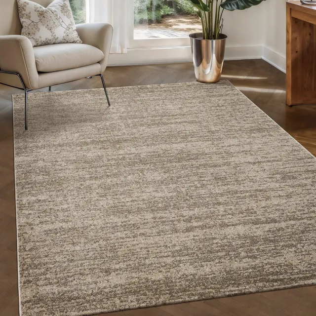 Muratap Relax Oslo - Laagpolig Effen Vloerkleed - Modern Tapijt - Beige- 200x290 CM
